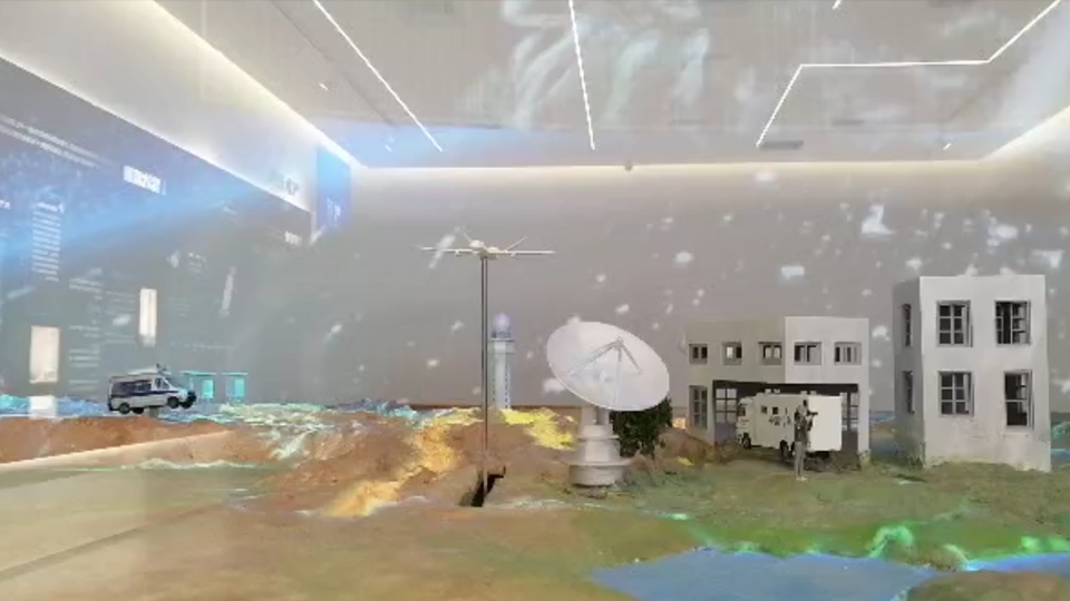 北京气象会堂电子沙盘展示