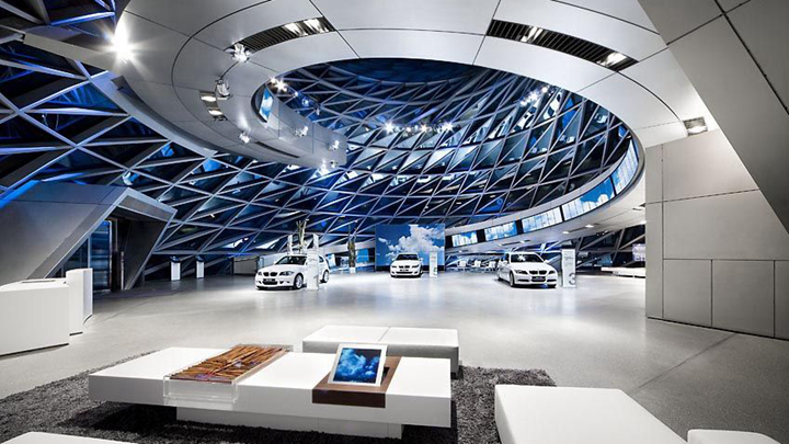 汽车企业的文化展厅设计