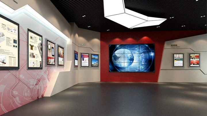 书画展厅设计中的多媒体互动装置