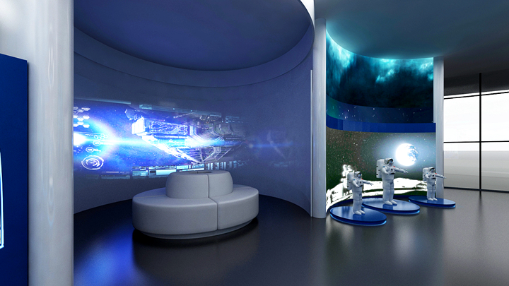 三维展厅设计在航天企业展厅中的应用