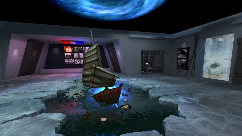 航海主题虚拟体验馆漫游互动效果展示