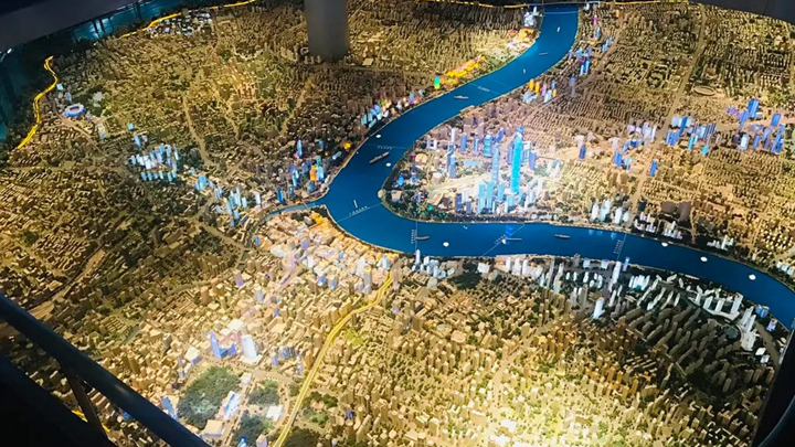 城市沙盘俯瞰效果图应用展示