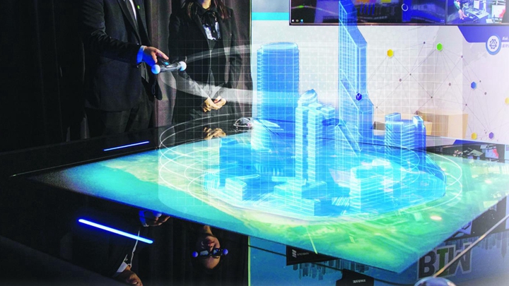 3D全息投影在数字展厅中的使用效果