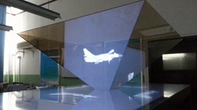 不同主题的展厅是怎样使用3D全息成像的？