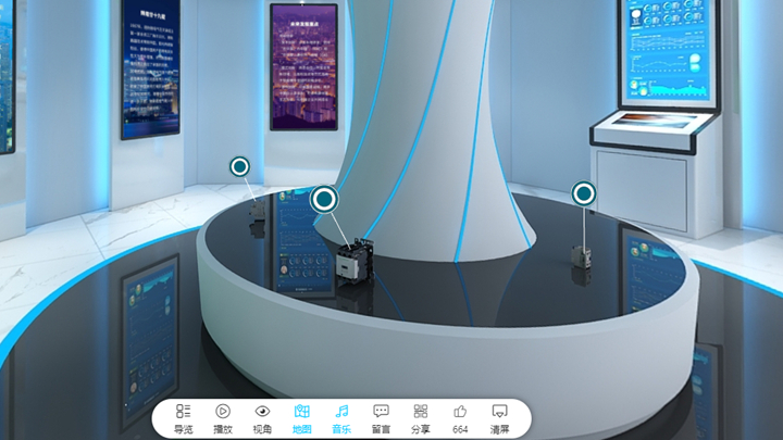 线上展厅交互模拟视觉画面一览