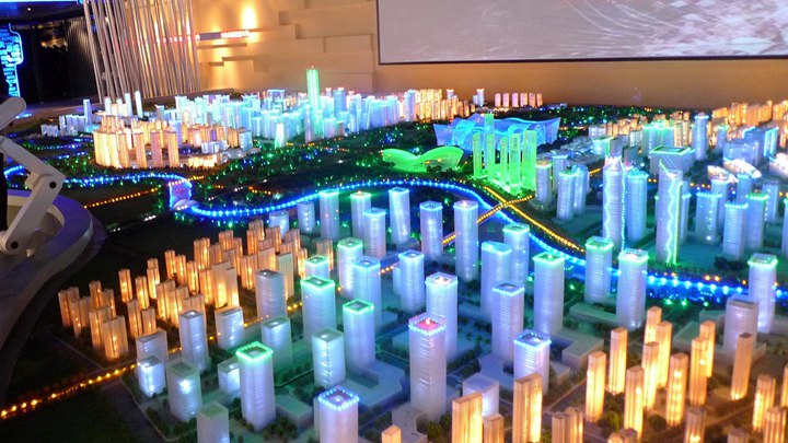 城市规划3D数字沙盘