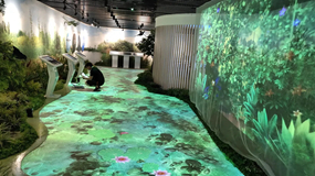 企业展厅制作地面投影互动要花费多少钱？